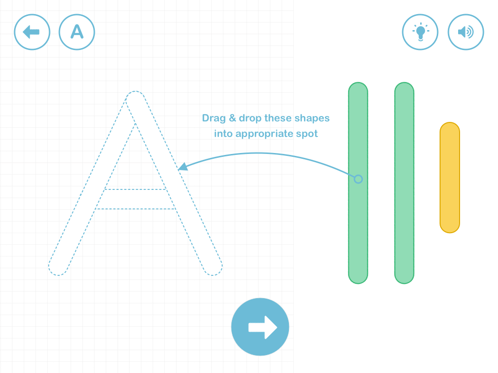 drag snd drop shapes